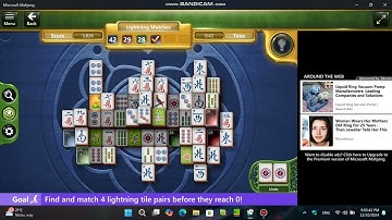Microsoft Mahjong|December 10,2024|Daily Challenges|Lightning Tiles Medium