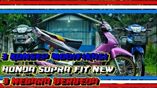 3 KONSEP MODIFIKASI HONDA SUPRA FIT NEW DI 3 NEGARA BERBEDA (WAVE100S) |CERITA WAVE #1