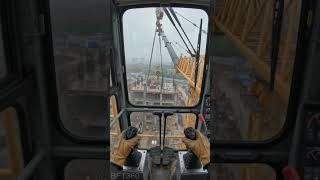 POV: Your Hands Control Tons of Steel 😳 | Tower Crane Operator View #POV #TowerCrane #Extreme