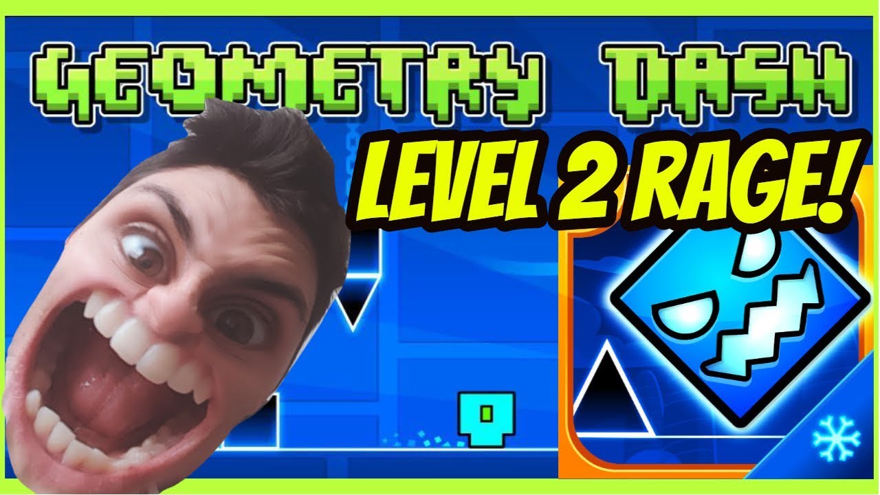 Geometry Dash Level 2 RAGE! Let's Play Geometry Dash Part 2 The