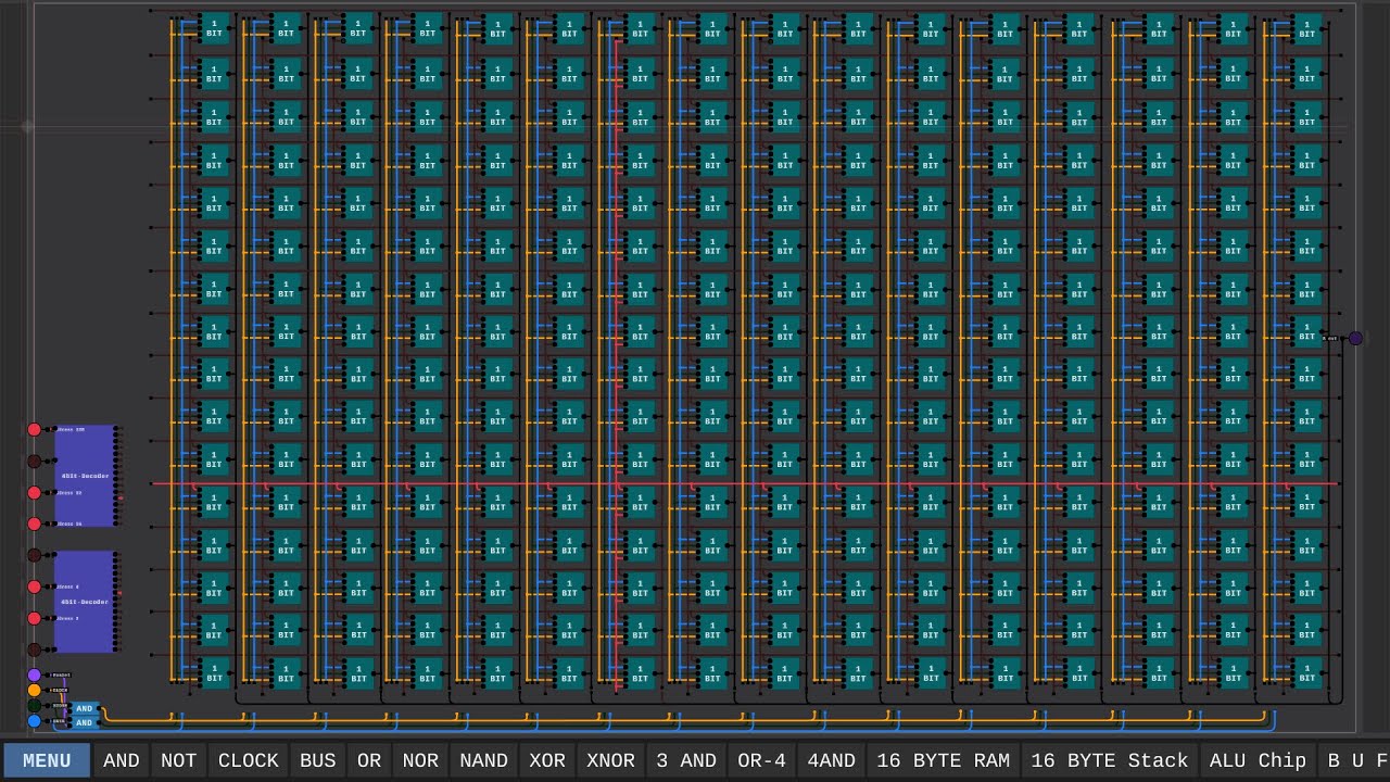 256 Bytes Ram | Digital Logic Simulator | AkMorningstar ...