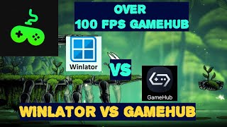 WinlatorCMod  Vs Gamehub 4.1.5| Hollow Knight Silksong. Game  test on both emulators.