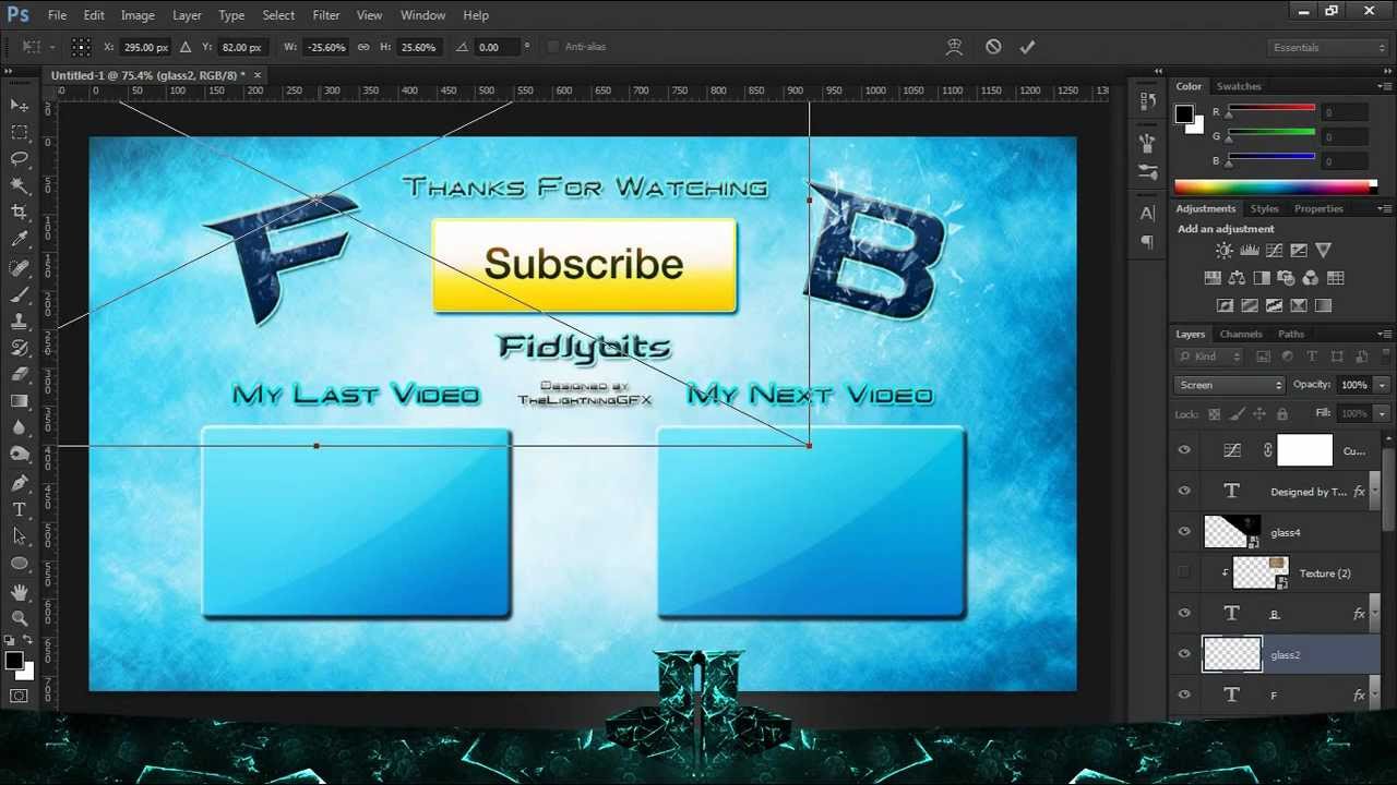 Speed art - Fidlybits Outro