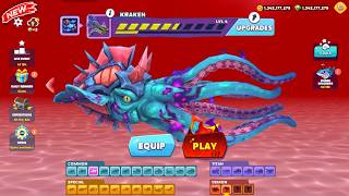 Kraken Evolved Max Power Unlocked Full Gameplay & Upgrade Guide - Hungry Shark Evolution