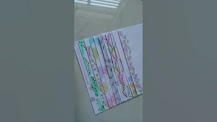 cute page border design 💡🎊✨️🌿🌸 #shorts #frontpage #borderart