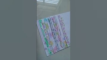 cute page border design 💡🎊✨️🌿🌸 #shorts #frontpage #borderart