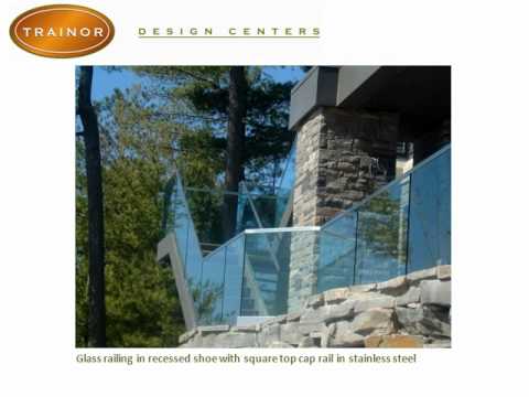 Trainor Design Centers Slideshow Glass Railings, Floors, and Stairs