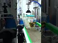 Fully automatic conical bottle positioning labeling machine #machine #robot #labelingmachine