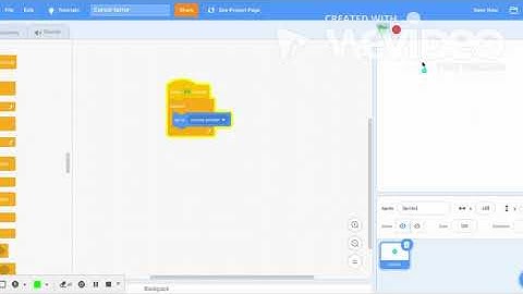 How to make a cursor game in Scratch Part 1 This video was made by 12 years old kid.