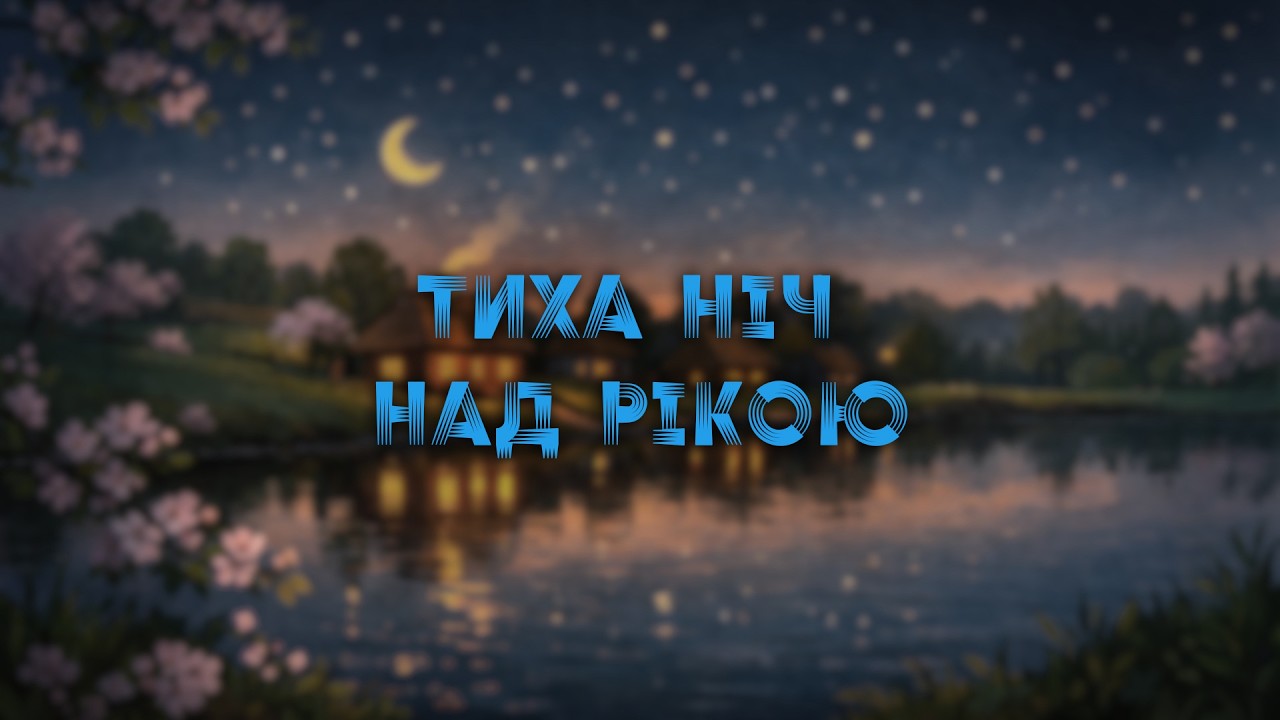 Тиха ніч над рікою 🌙 Ukrainian Lofi Poetry | Lesya Ukrainka