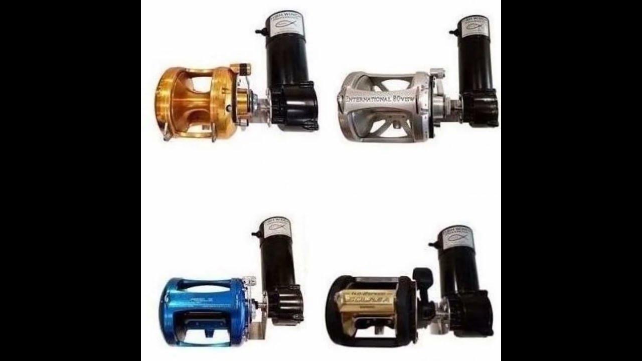 FISH WINCH® Electric Fishing Reel motors fit 280+ reels (Penn