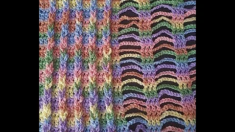 Crochet Baby Blanket. Cut your crochet time in hal...