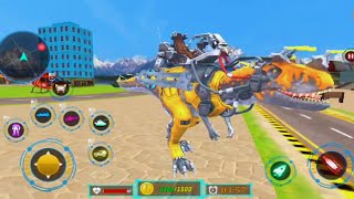 Dino Robot Car Transform Game play I full game play video I Andorid gaming