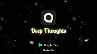 Deep Thoughts App | Best app for Quotes & Thoughts by legends | Made with Flutter screenshot 1