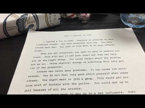 DARE Essay - 1990s Anti-Drug Kids Program