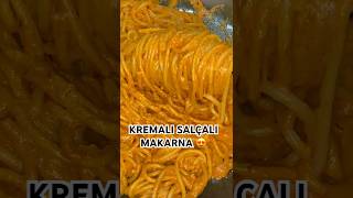 Kremali Salçali Makarna (Pasta With Creamy Paste)