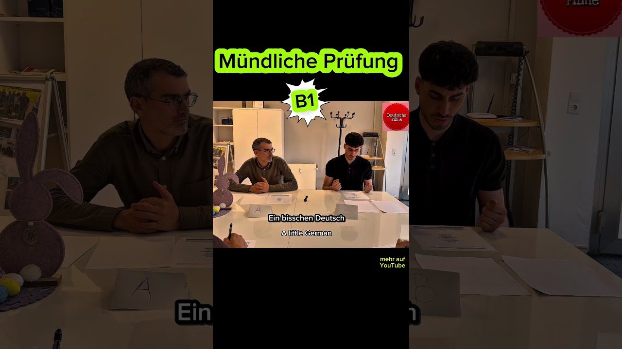 Mündliche Prüfung B1 Vorstellung 