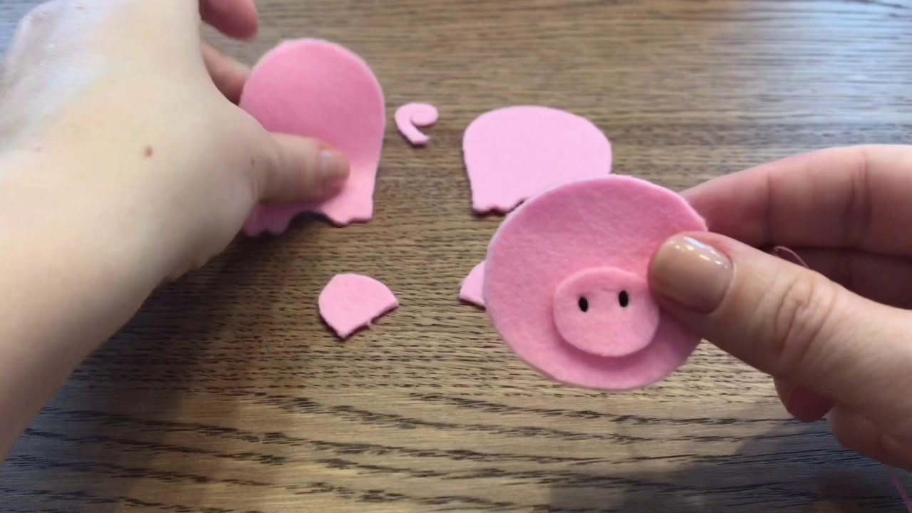 How To Make felt finger puppets for nursery and counting rhymes This