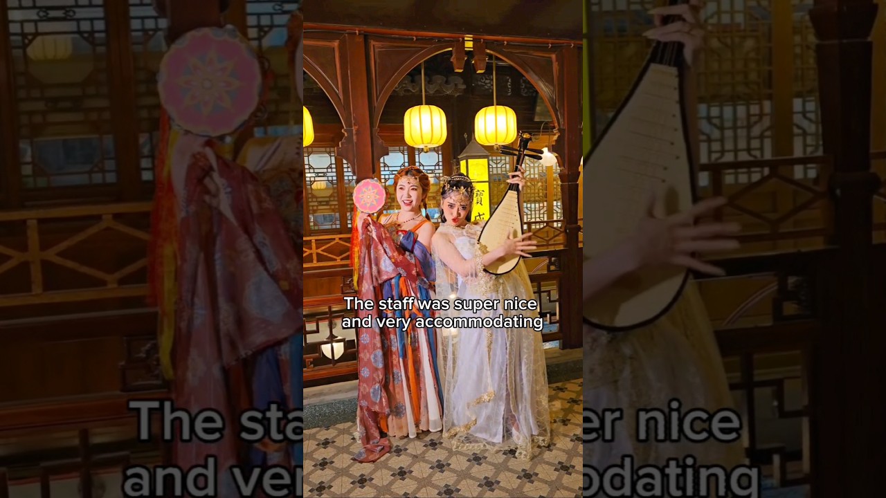 Renting traditional clothing 10/10  (part 2) #hanfu #shanghai #gl #photostudio