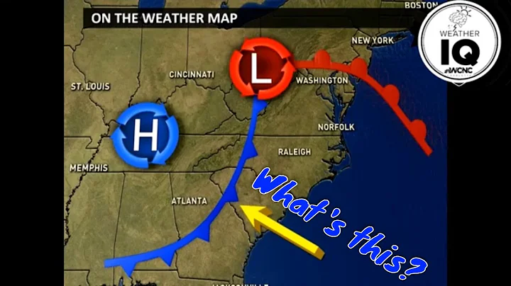 How to read fronts on weather maps