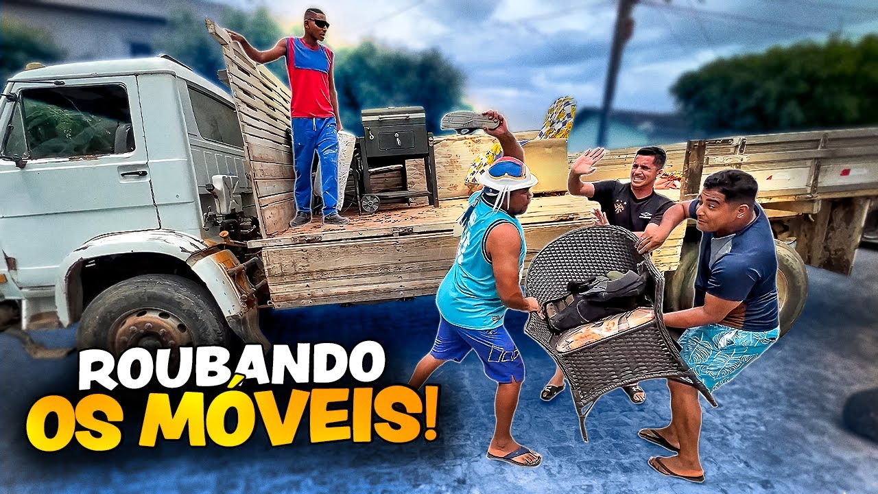TROLAGEM CAMINHÃO LEVOU OS MÓVEIS DO GALO CEGO 🤣 | GALO CEGO