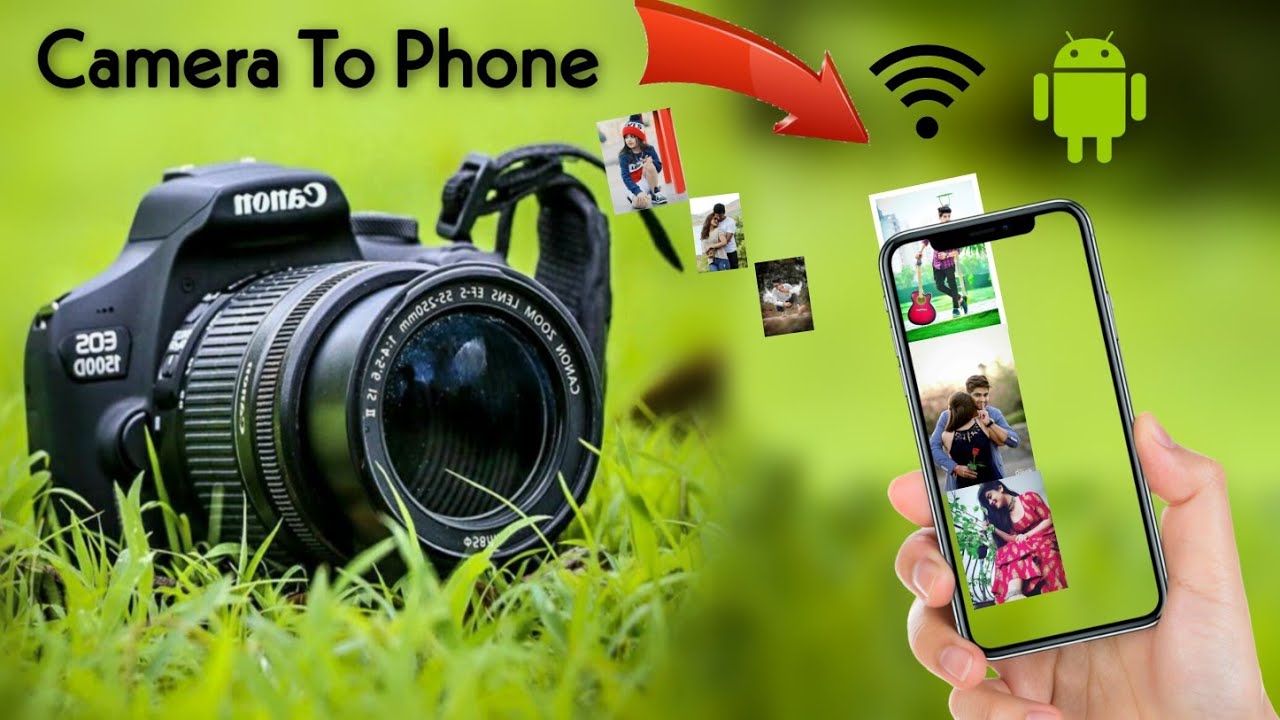 How to Transfer photos from Nikon DSLR to Mobile directly Without any