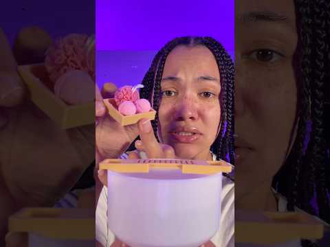 パート2：Mini Brandsバスボムの型抜き😆 #ASMR #ショート