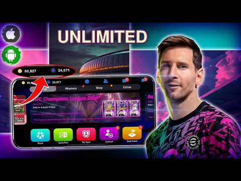 eFootball Hack/Mod apk - How to Get UNLIMTIED Coins & Gp in eFootball 2027 (iOS Android)