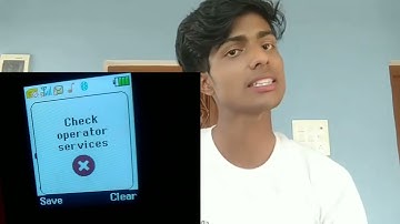 check operator services problem solve in keypad mobile/ airtel sim