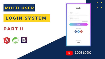 Multi User login  | Authentication system | Part 2