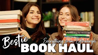 EDINBURGH BOOK HAUL WITH BESTIE // scottish books, new releases & different reads
