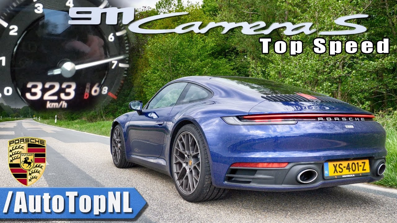 NEW! Porsche 911 992 Carrera S 0-323km/h ACCELERATION & TOP SPEED by  AutoTopNL - YouTube