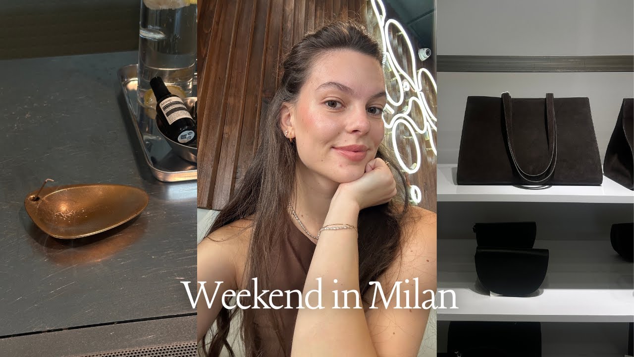 Weekend in Milan | solo date, fall fashion prep, smoothie bowl and lots of city strolls