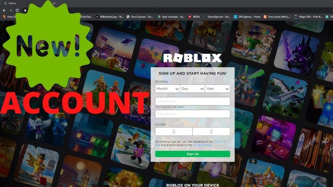 How To Create a Roblox Account 