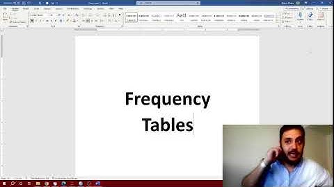 Frequency Table and Weight Cases in SPSS