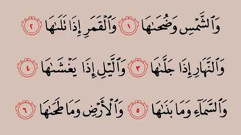 091 سورة الشمس    ماهر المعيقلي    القرآن هدى للمتقين