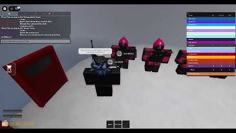 All the Squid game guard staff teams in Squid Game Unity Rp