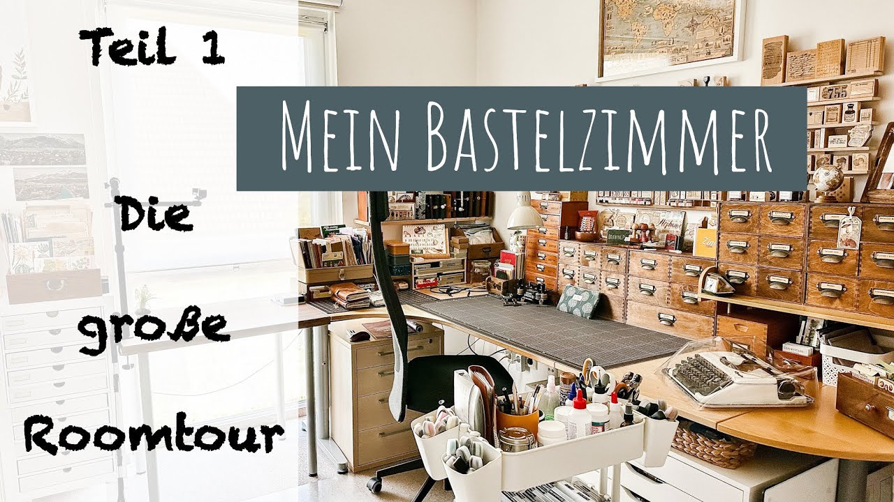 Mein neues Bastelzimmer | Craftroom Tour 2025 – Teil 1: Ordnung, Aufbewahrung & kreative Ideen