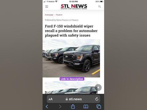 Ford F-150 windshield wiper recall a problem for automaker - YouTube