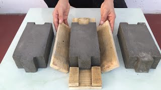 It&#39;s Very Easy To Create Cement Blocks From Wooden Molds