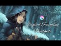 The Fairy Fir tree - (Happy holidays!) - Krita timelapse