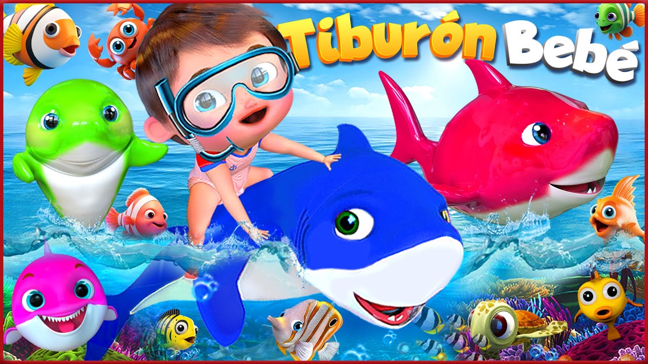 Bebé Tiburón en el Mar Azul | canciones infantiles y rimas infantiles  @SuperLucaEspanol