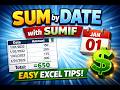 របៀបsum Quantity by date by using sumif