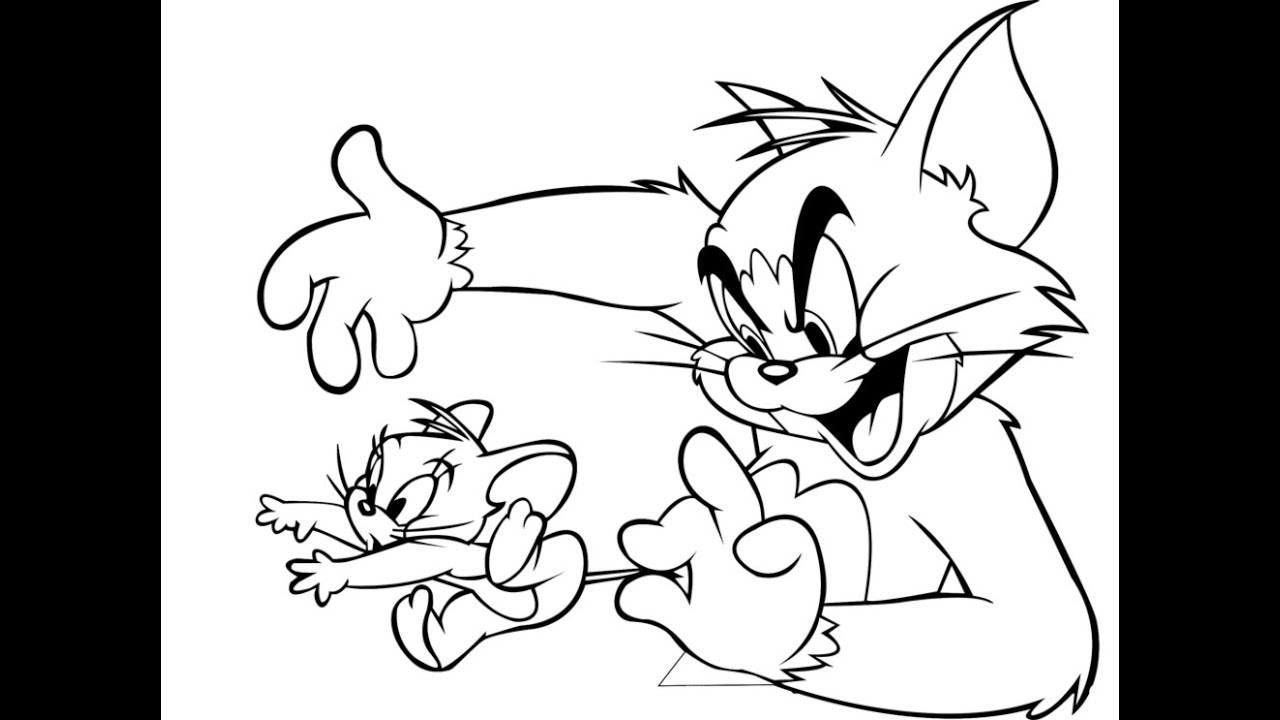 Tom And Jerry Kids Drawing | Tom And Jerry Cartoon ...