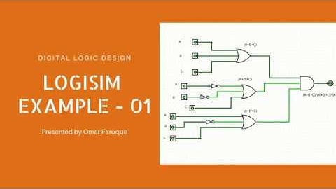 Logisim Example ‐ 01