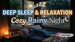 Heavy Rain at Night for Sleeping | Relaxing Rain Sounds on Window (10 Hours) 🌧️🌧️ (No Ads)