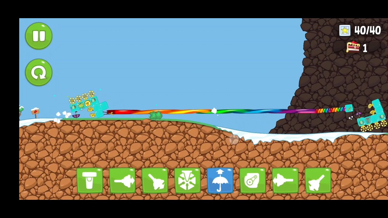 How not to use springs in bad piggies