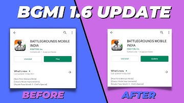 BGMI NEW UPDATE 1.6 | BGMI Not Showing Update Problem Fixed  | Bgmi New Update Download (With PROOF)