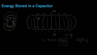 Energy Stored in a Capacitor - First Proof