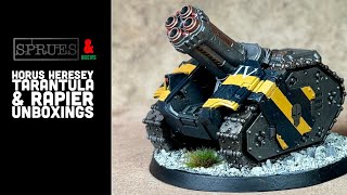 Tarantula and Rapier Battery | Unboxing and Showcase | Warhammer The Horus Heresy